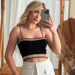 Cropped Alcinha - Modal Premium
